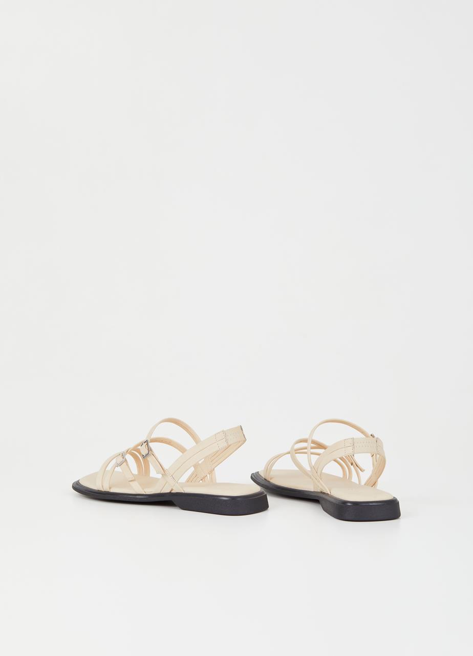Izzy sandals Off White leather