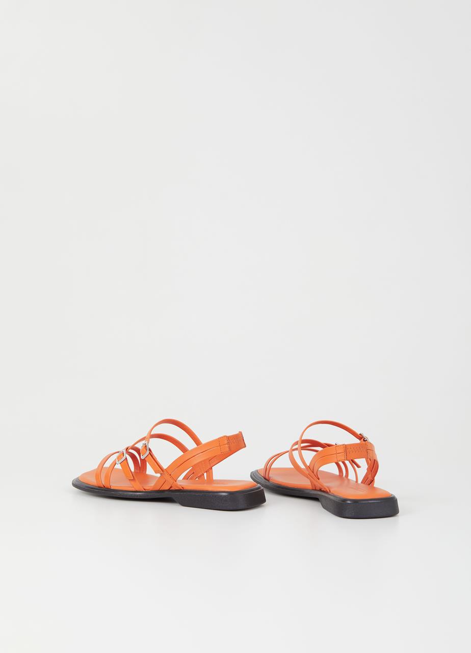 Izzy sandaler Orange läder