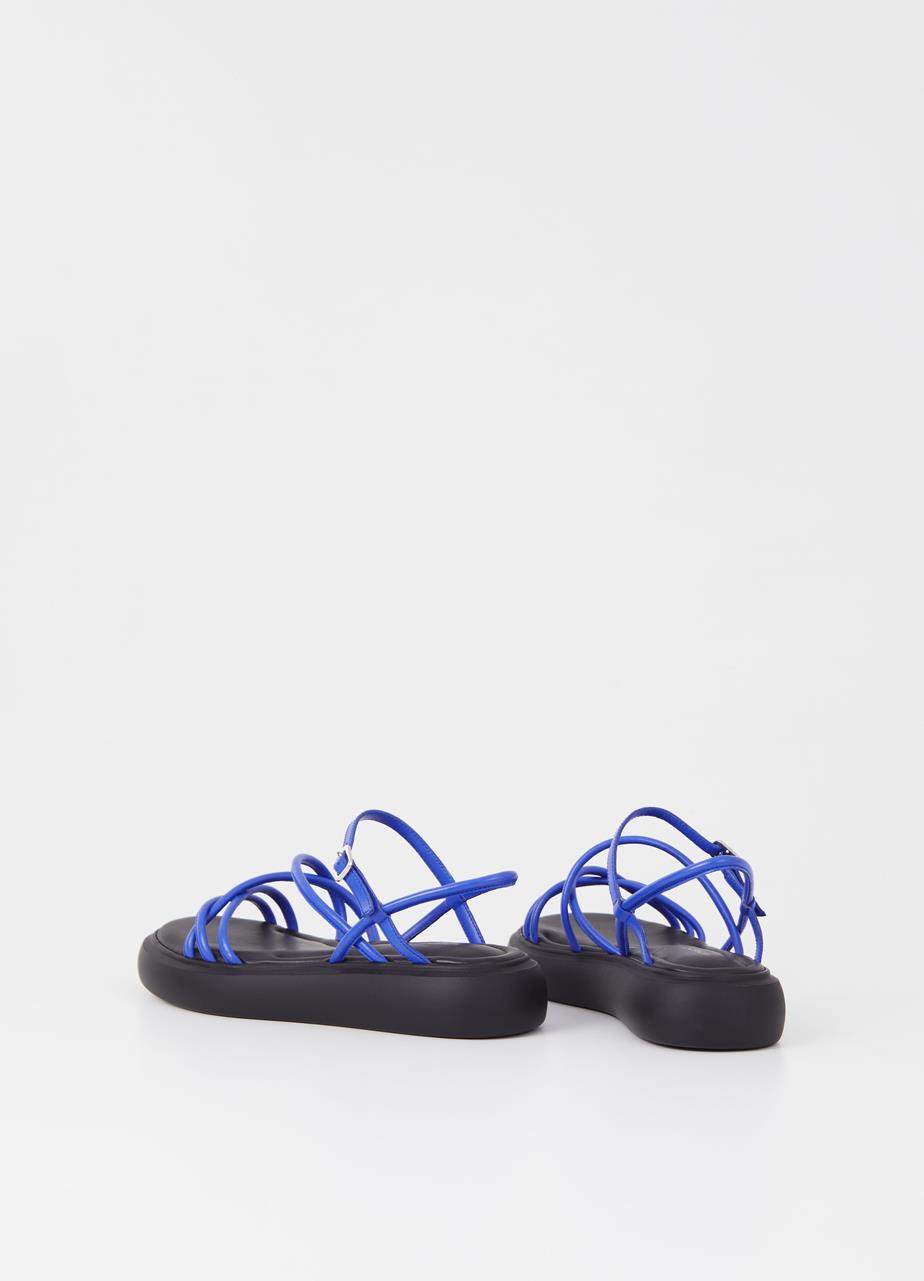 Blenda sandálias Azul couro