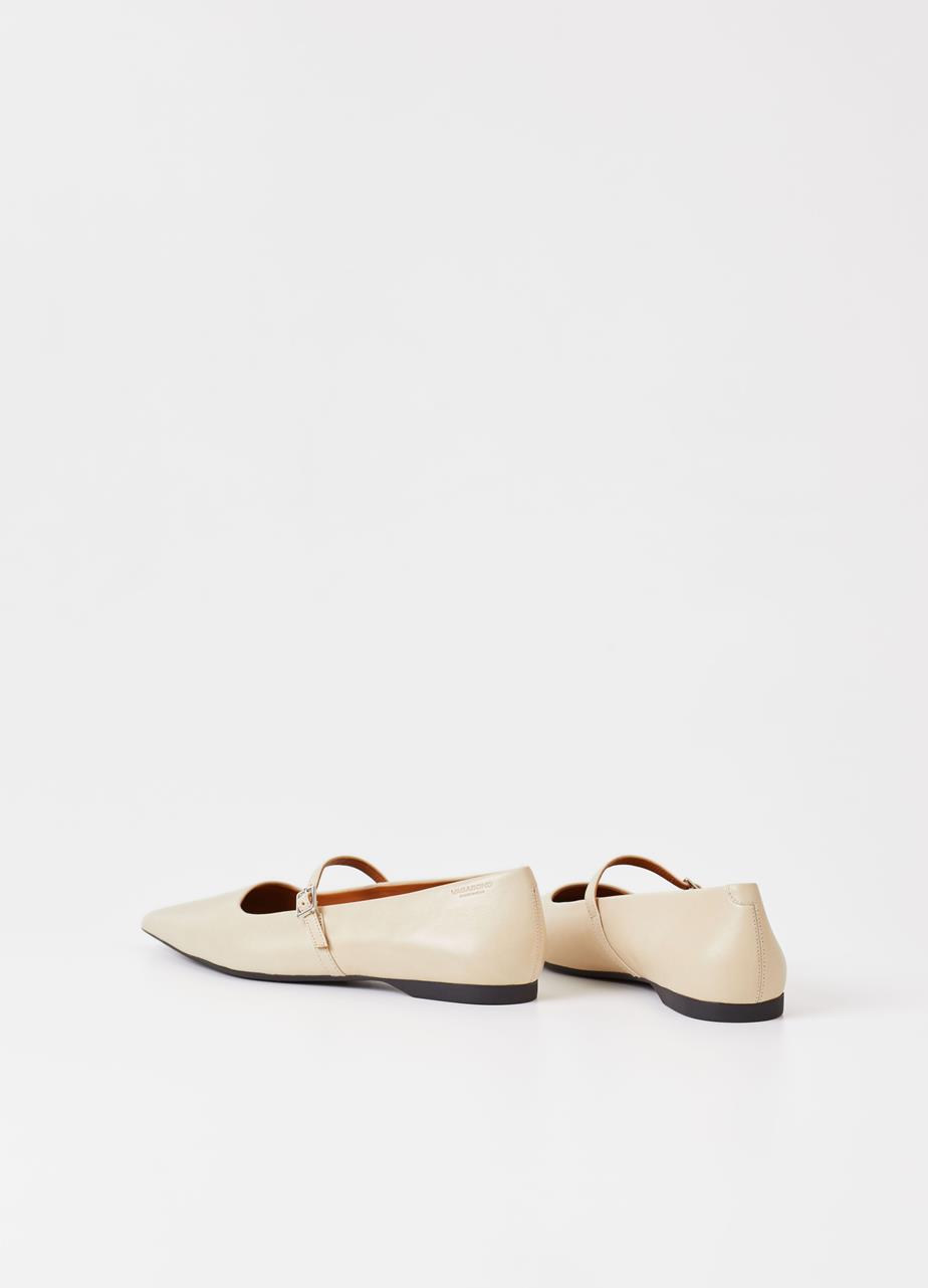 Hermine shoes White leather