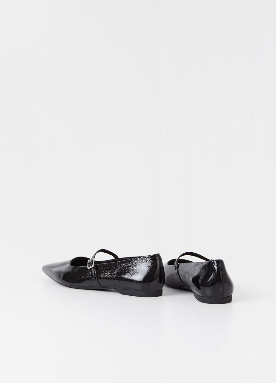 Hermine shoes Black patent leather