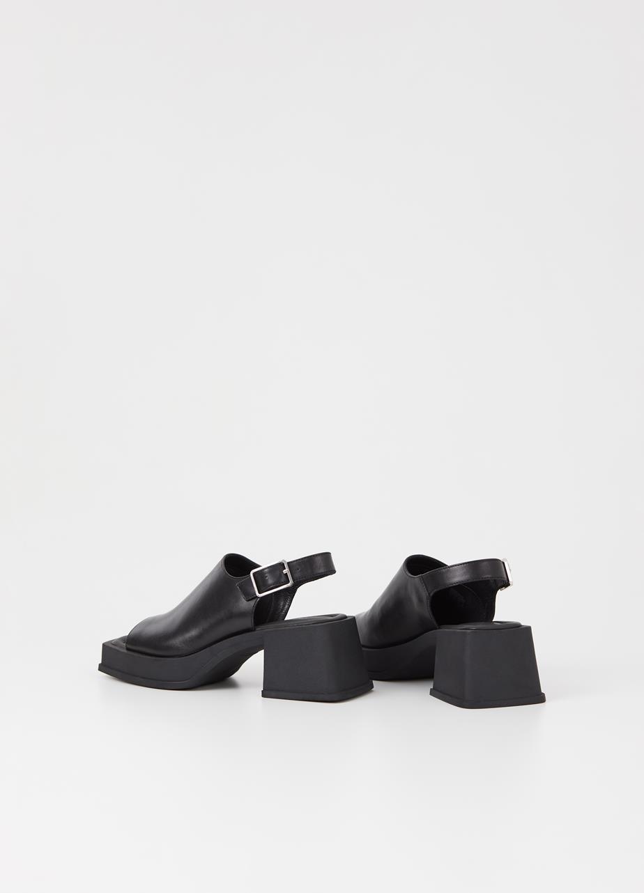 Hennıe sandals Black leather