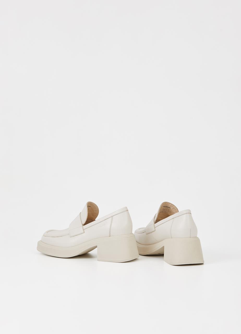 Dorah loafer Off-White läder