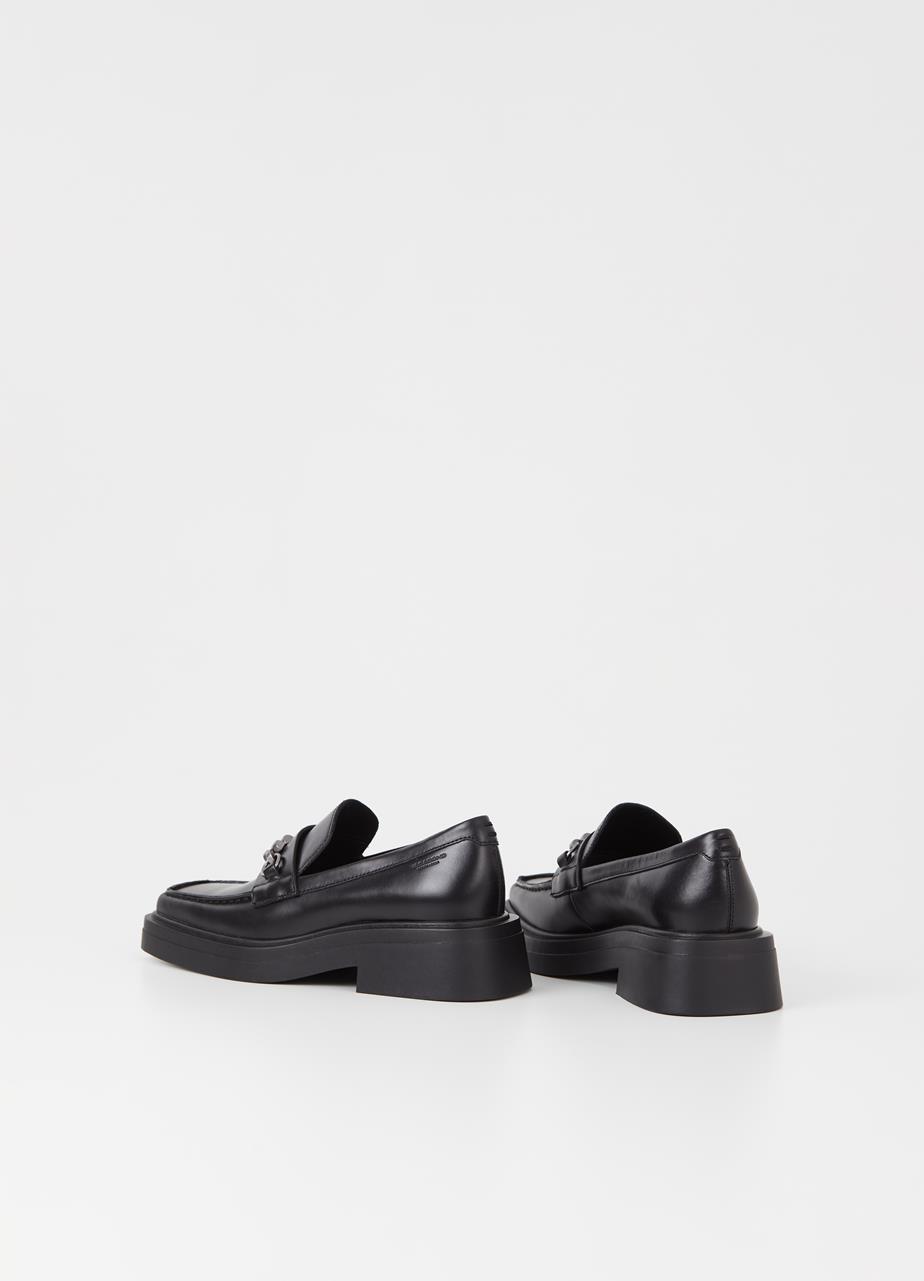 Eyra loafer Black leather