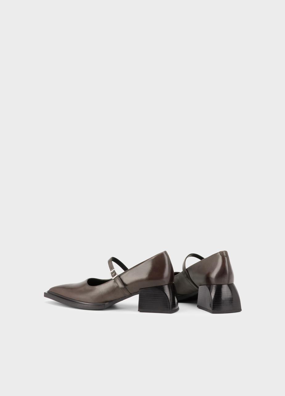 Vivian pumps Grey, Brush-Off Leather