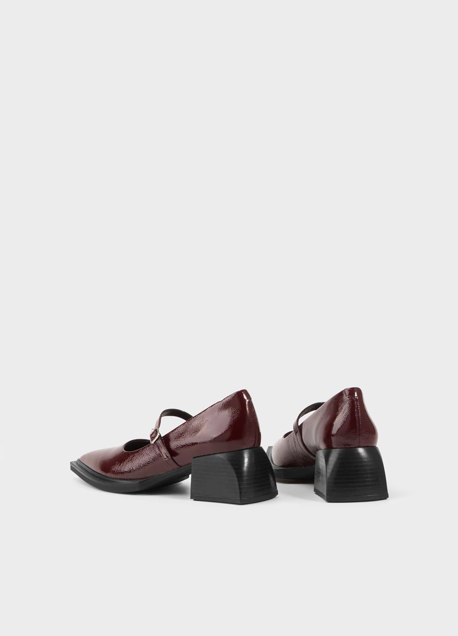 Vivian pumps Rotes lackleder
