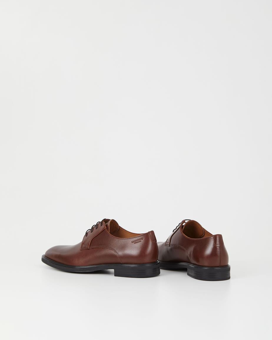 Andrew schoenen Donkerbruin, Leer