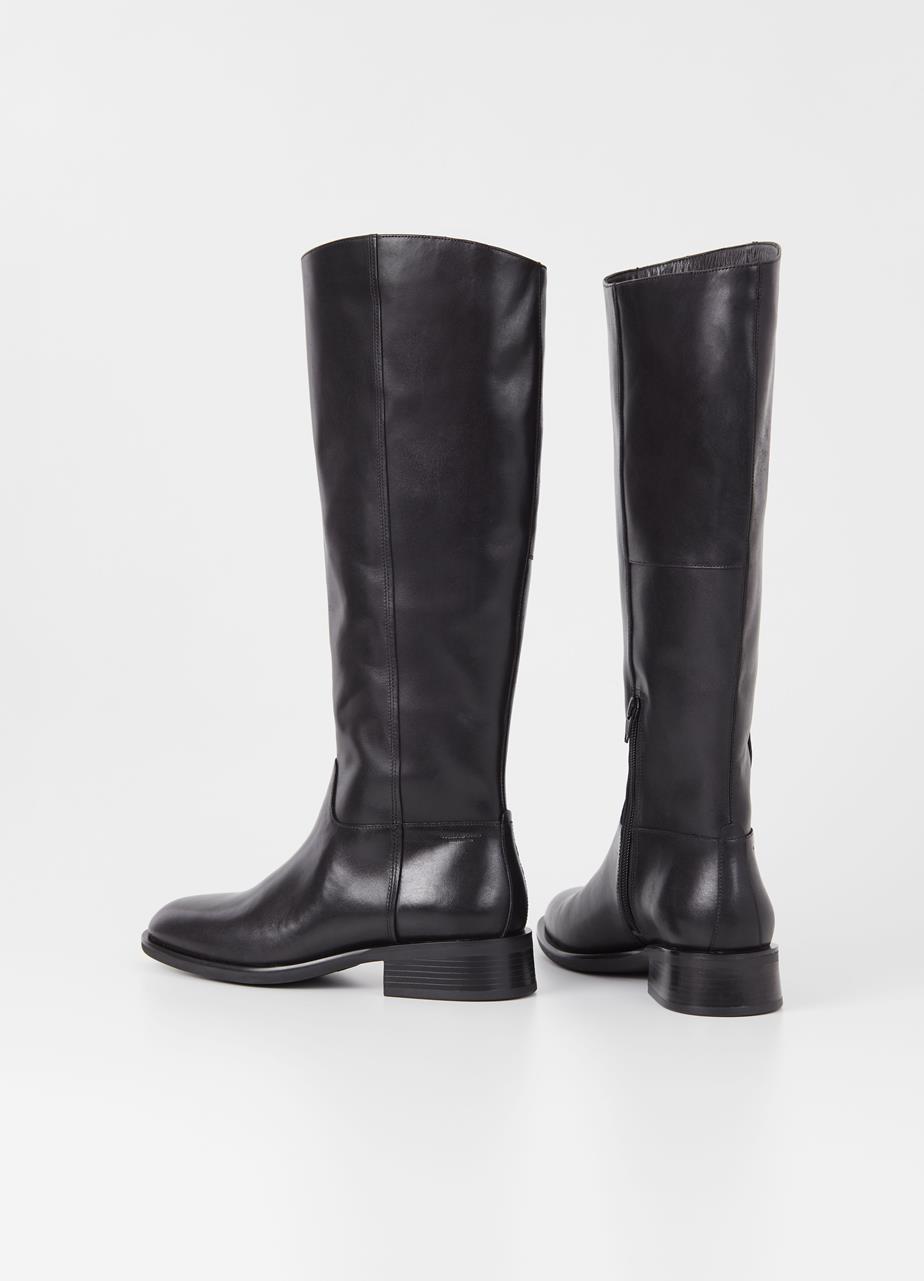 Sheıla tall boots Black leather
