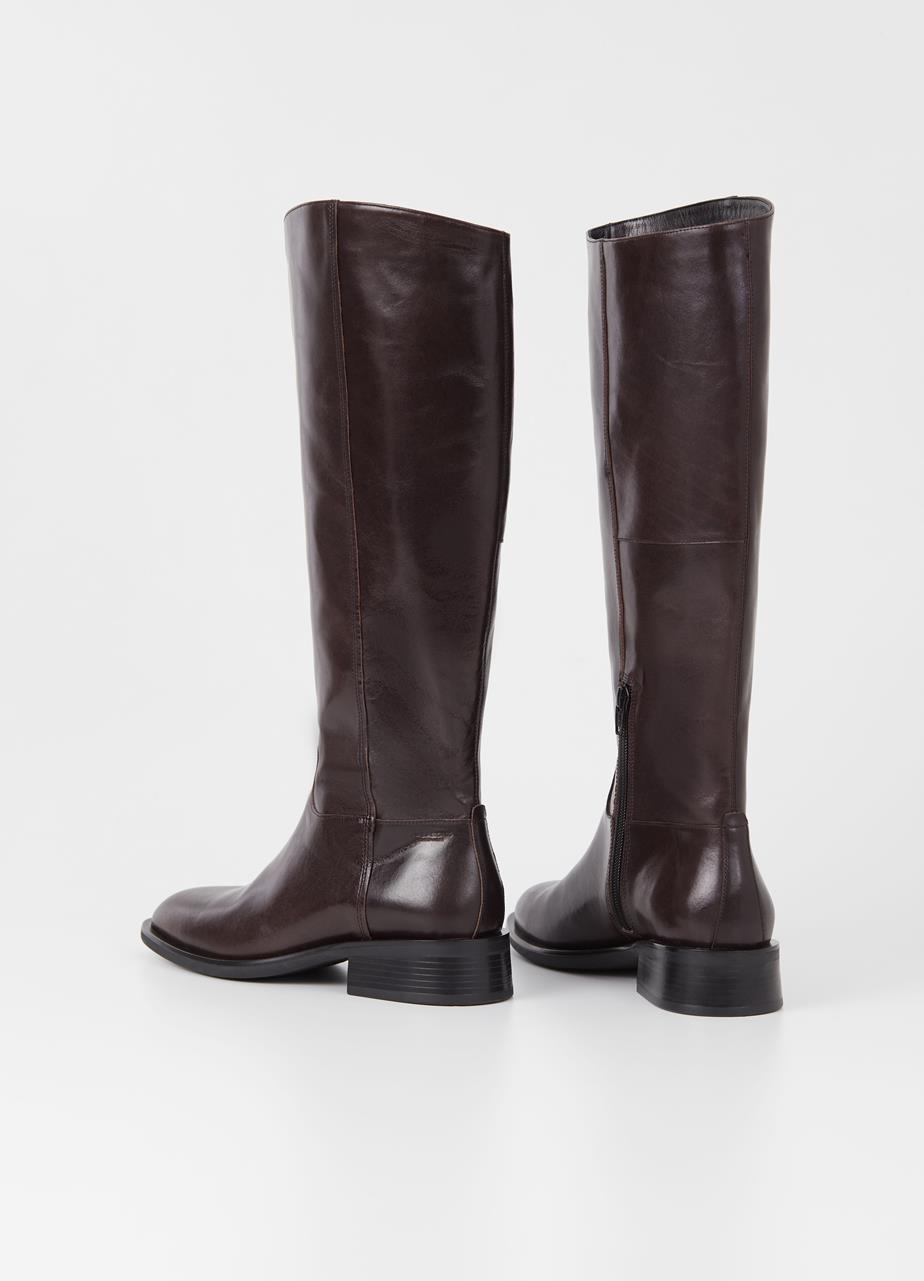 Sheıla tall boots Brown leather