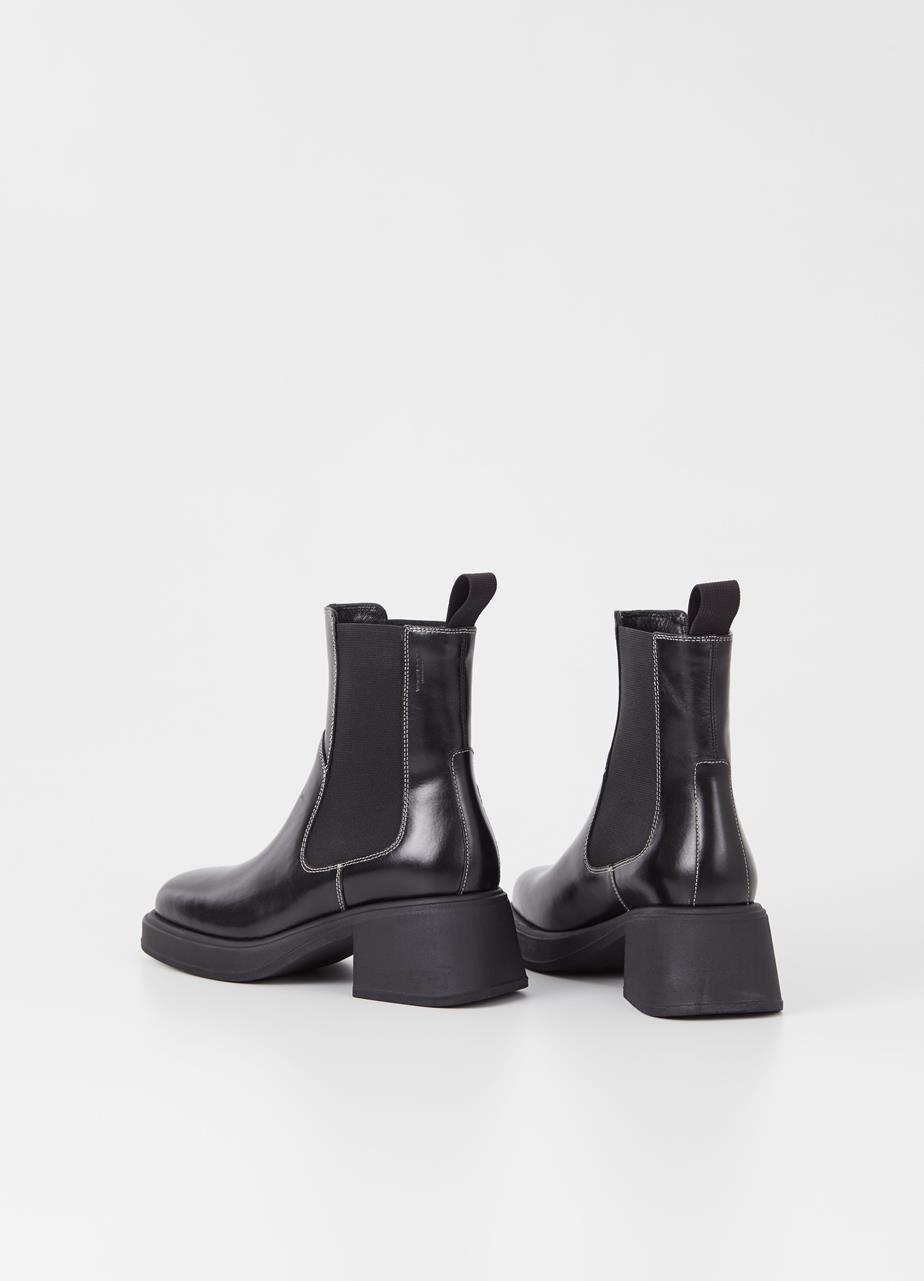 Dorah botas Negro cuero