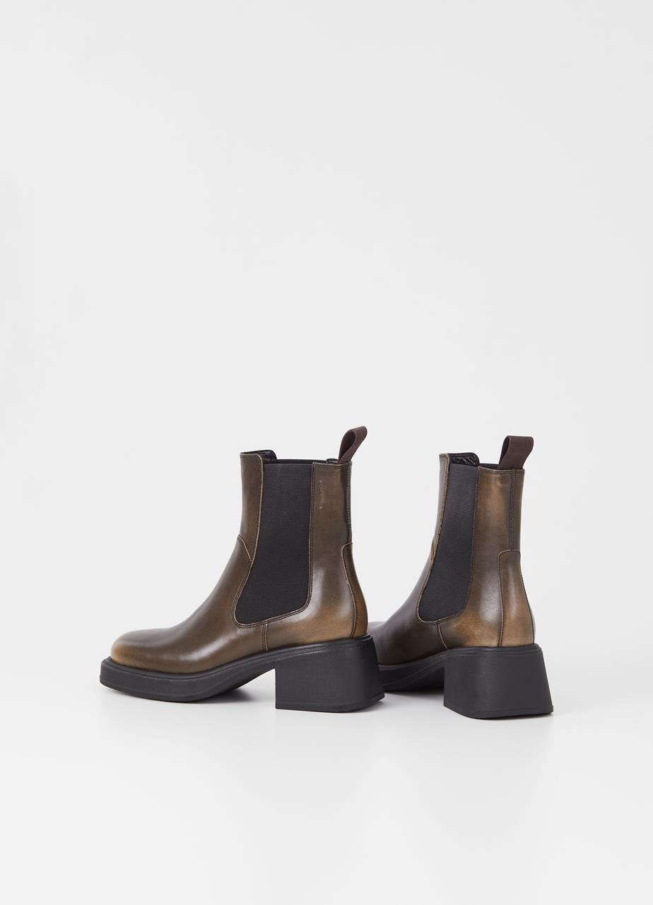 Dorah boots Brown brush-off leather