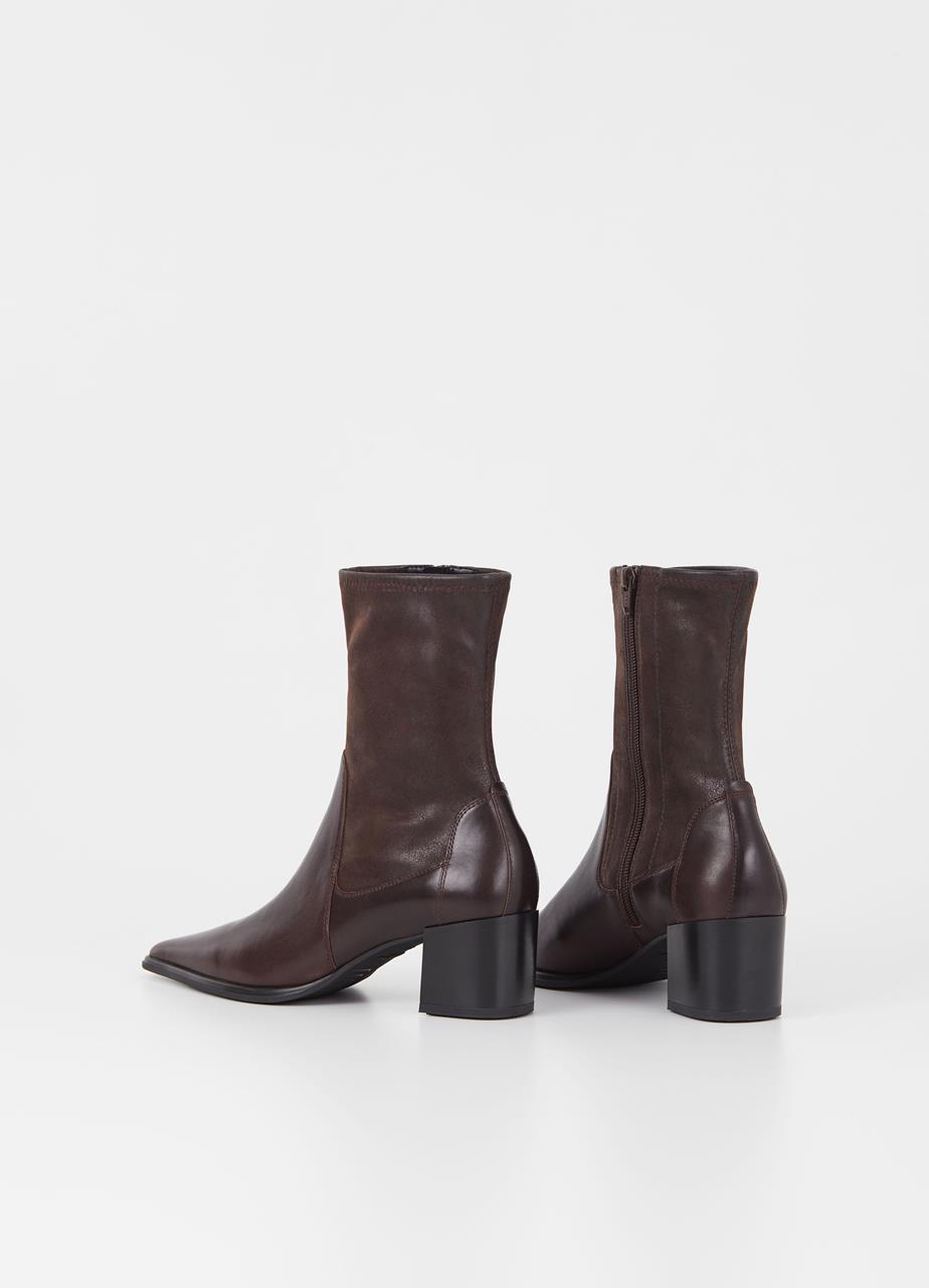 Giselle boots Brown leather/comb