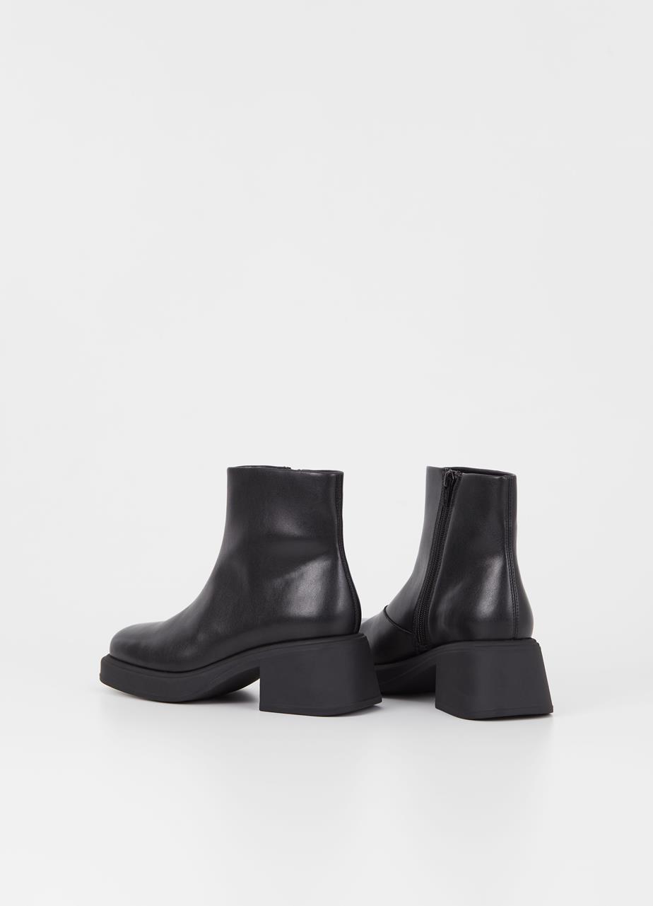 Dorah boots Black leather ımıtatıon