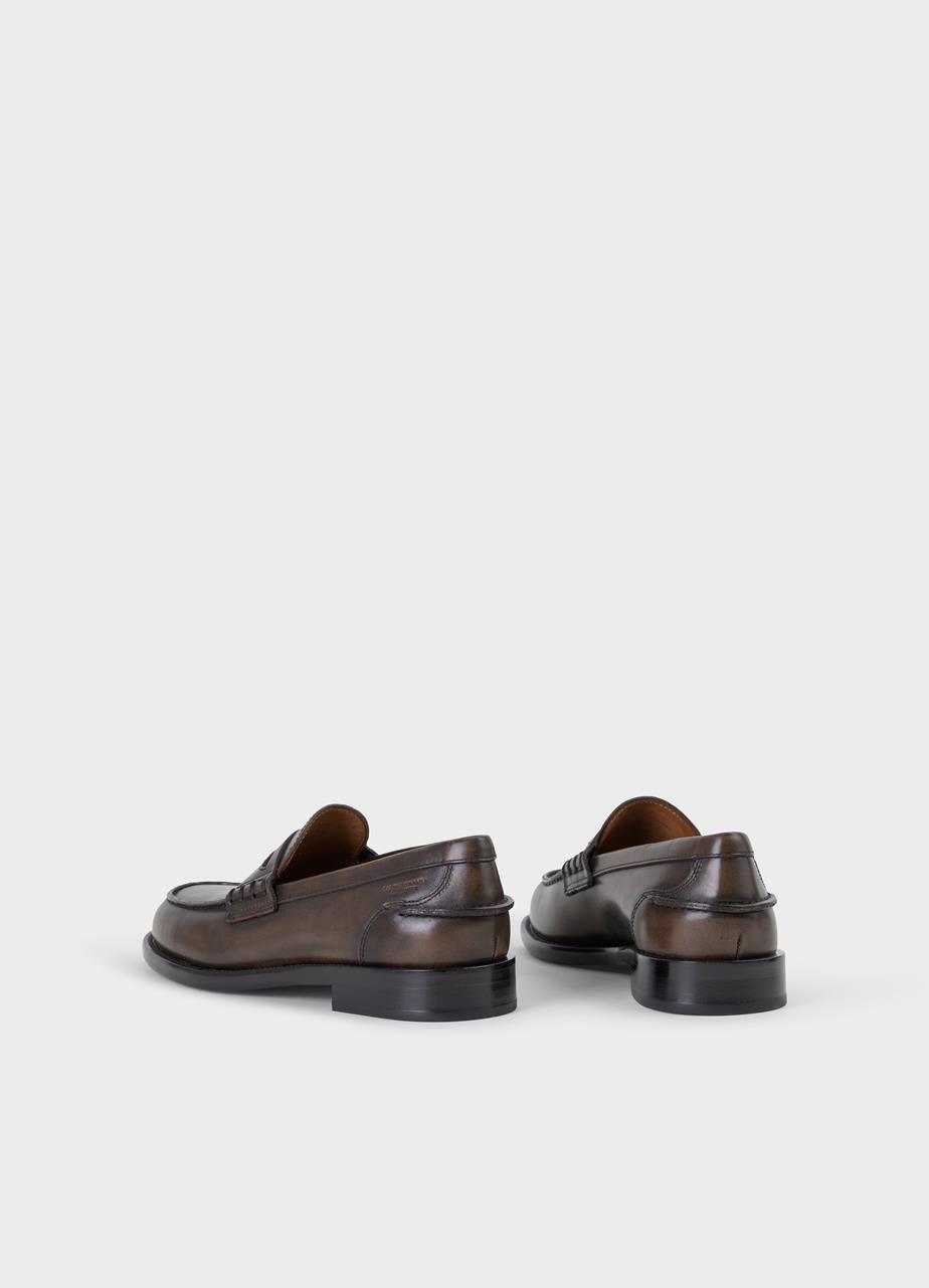 Steven loafers Brown brush-off leather