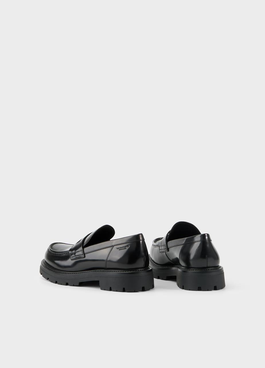 Cameron loafers Black polished leather
