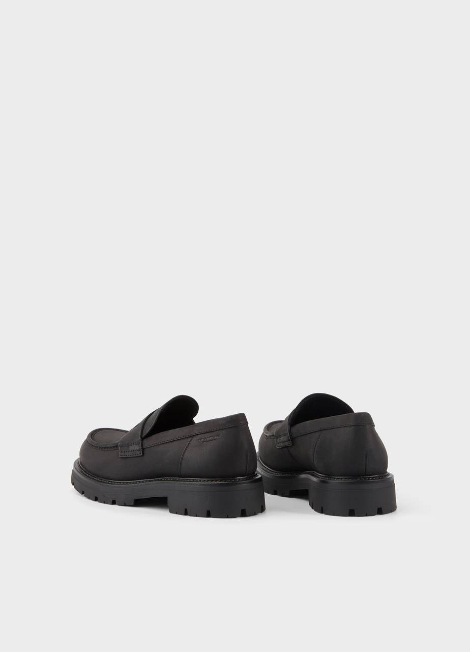 Cameron loafers Black oily nubuck