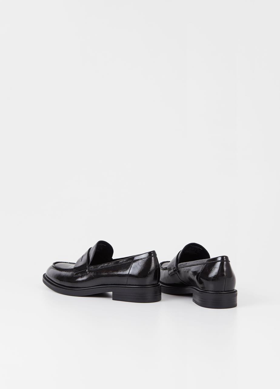 Amina loafers Preto couro envernizado