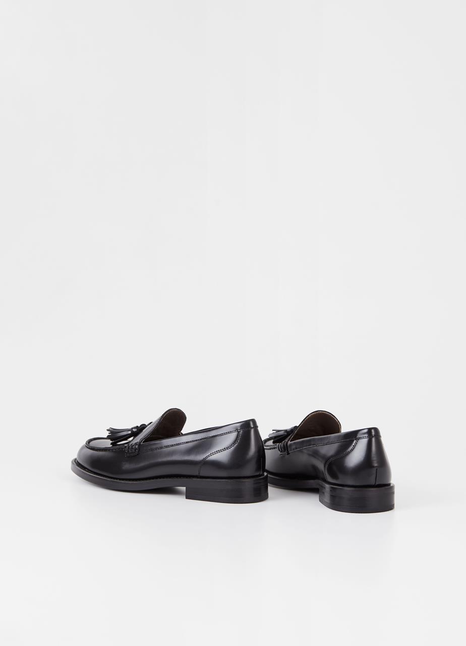 Naima loafer Black polished leather