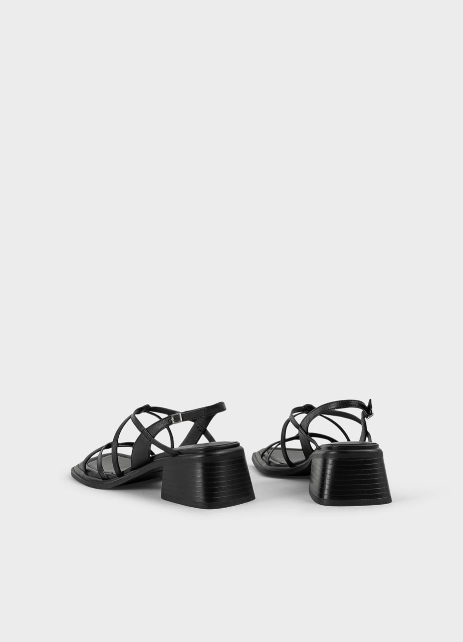 Ines sandals Black leather