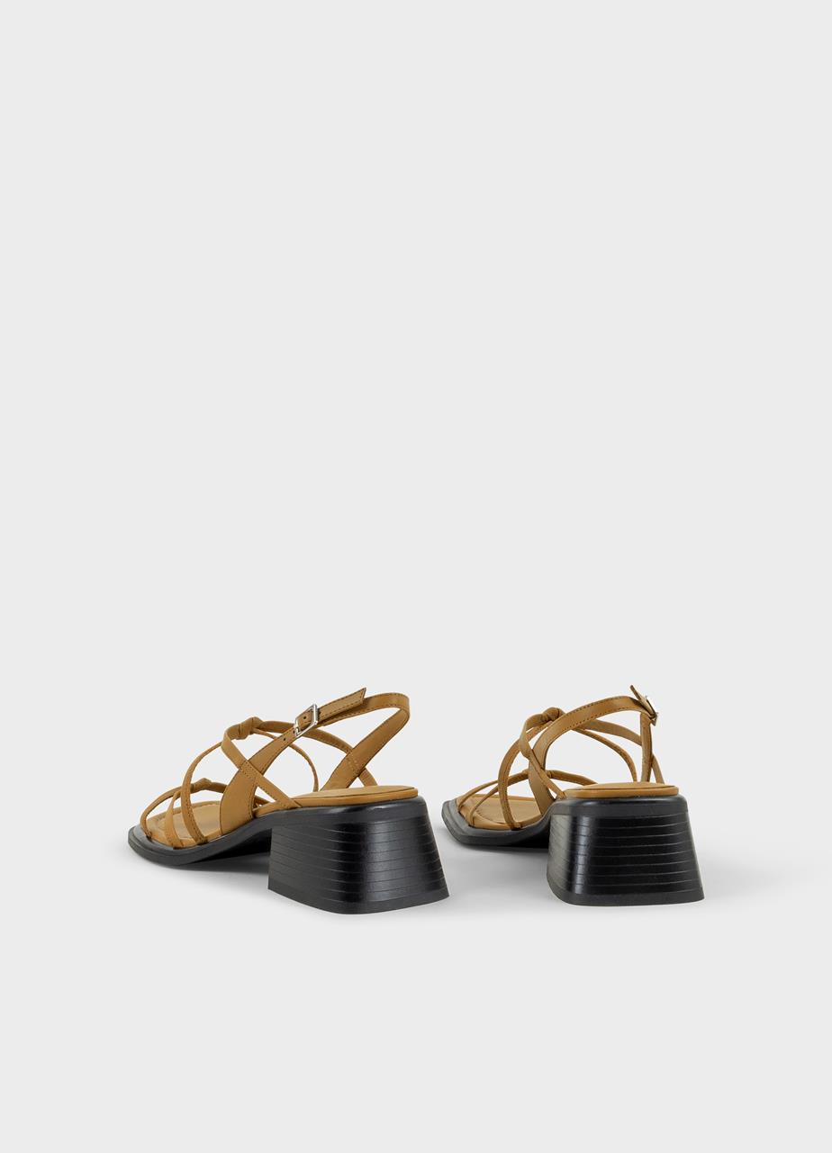 Ines sandals Green leather