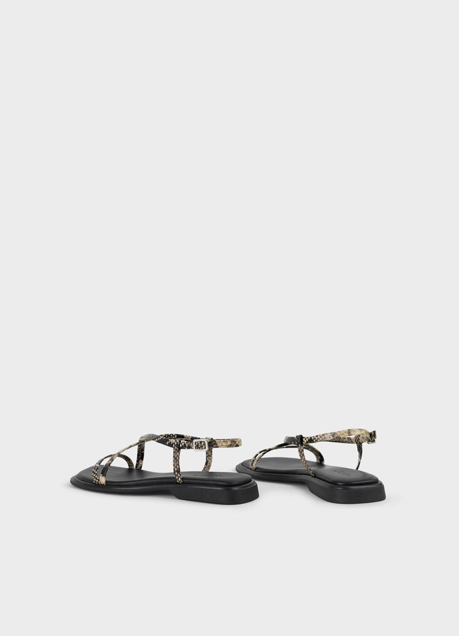 Izzy sandaalid Mitmevärviline reljeefne nahk
