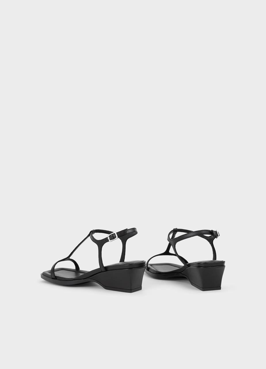 Bessıe sandals Black leather