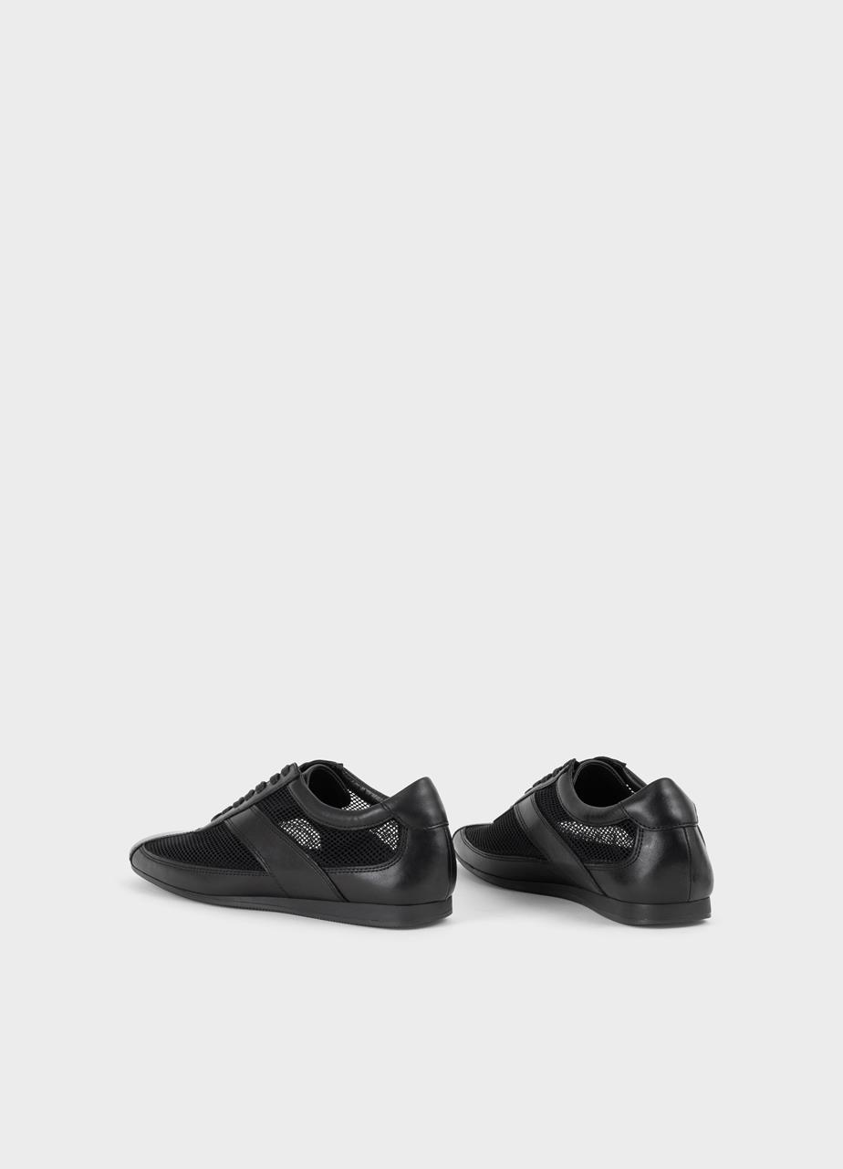 Hillary sneakers Black leather/mesh