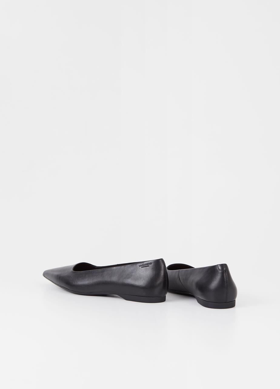 Hermine chaussures Noir cuir