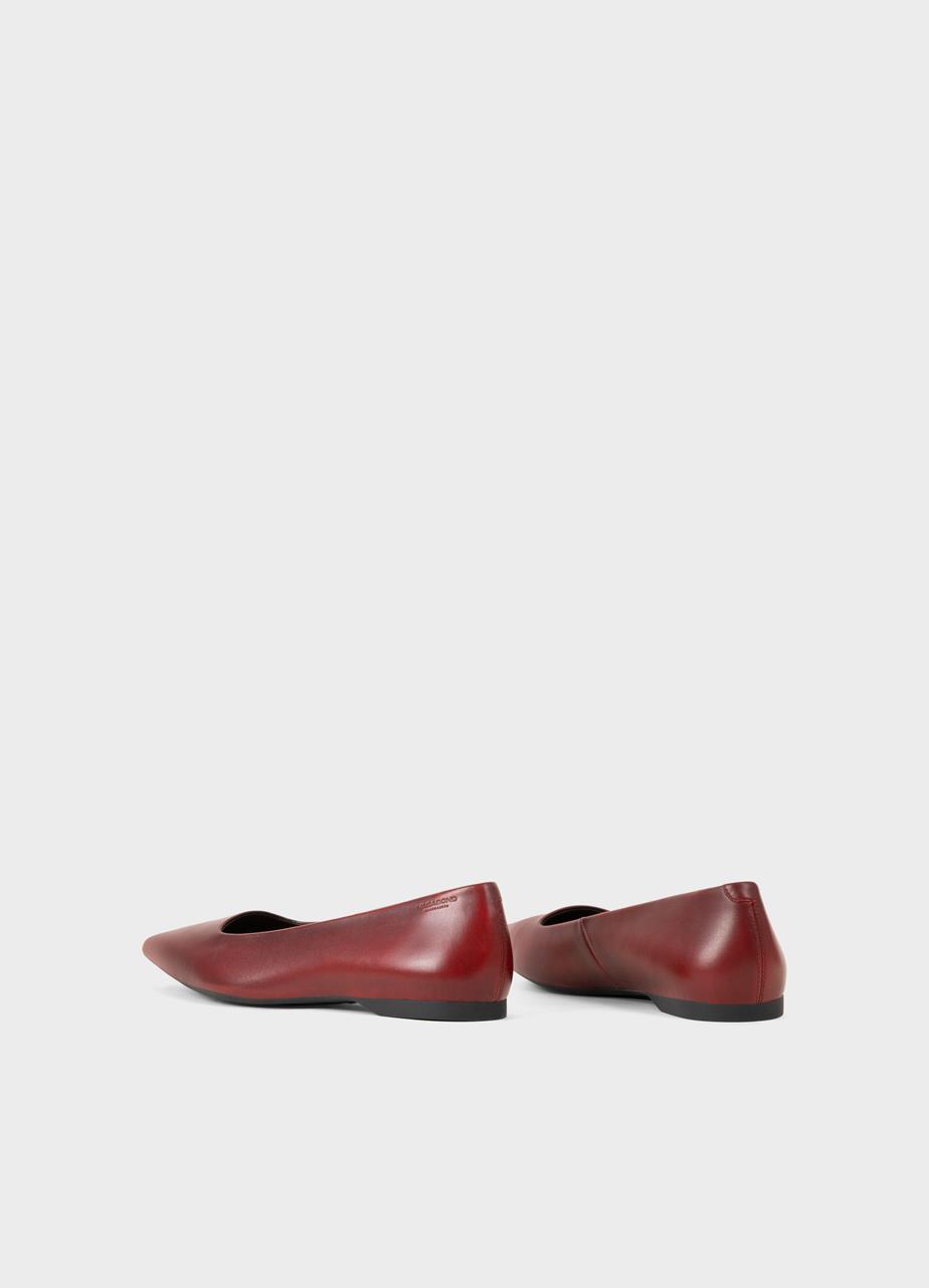 Hermine scarpe basse Rosso brush off