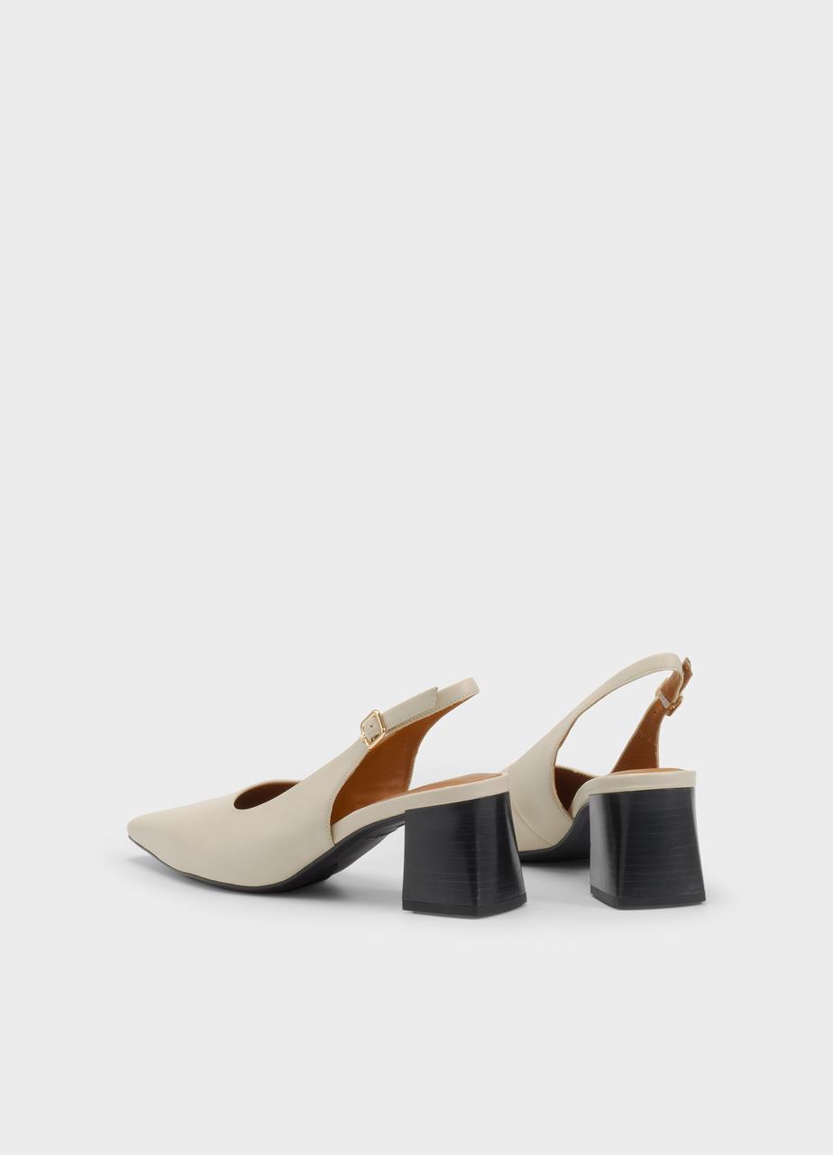 Altea pumps Offwhite leder