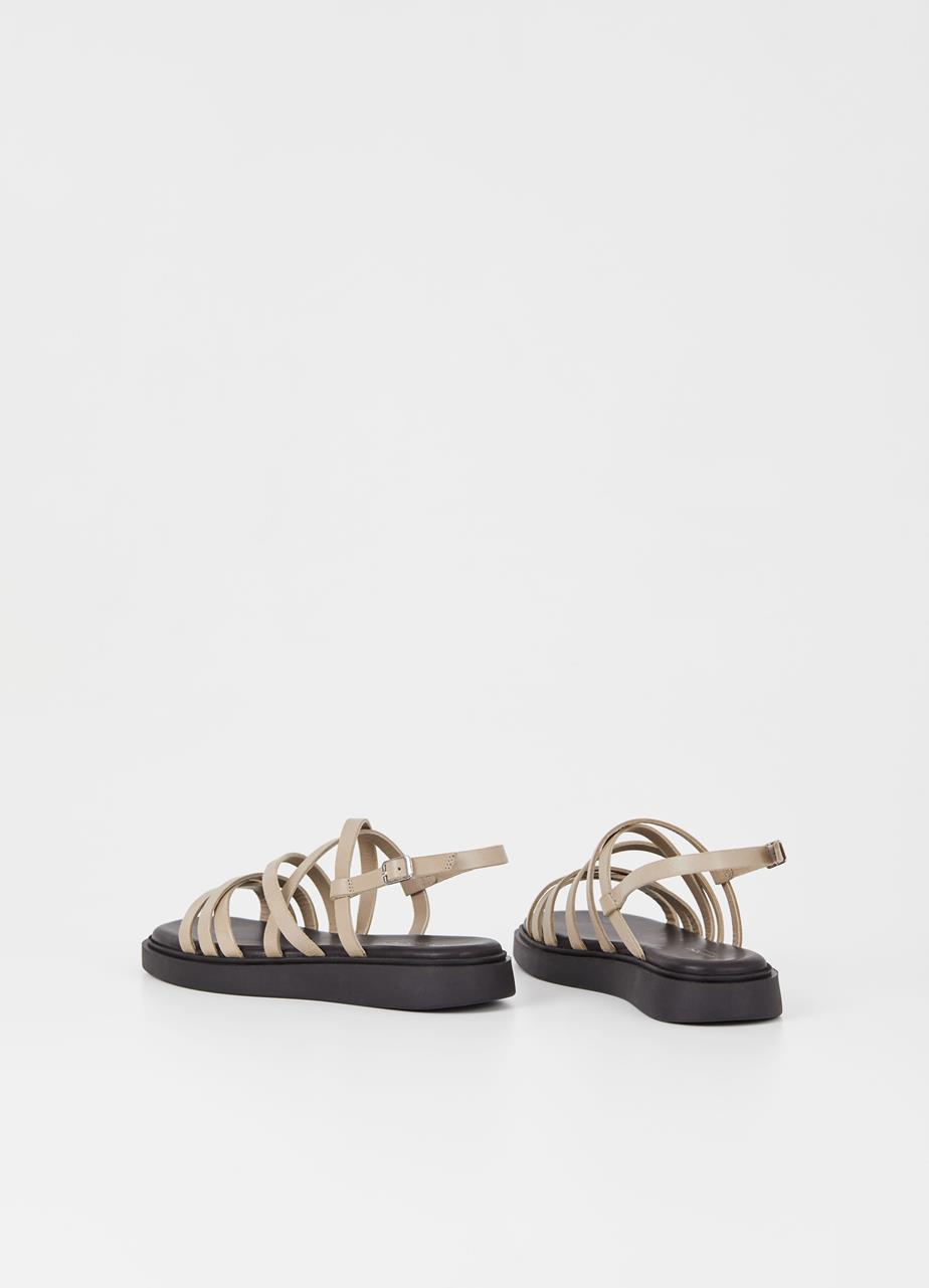 Connie sandaler Ljusbrun läder