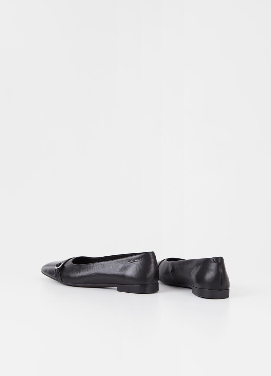 Sibel shoes Black leather/patent