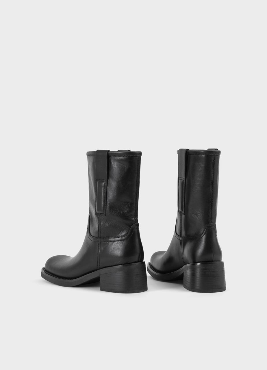 Nour boots Svart läder