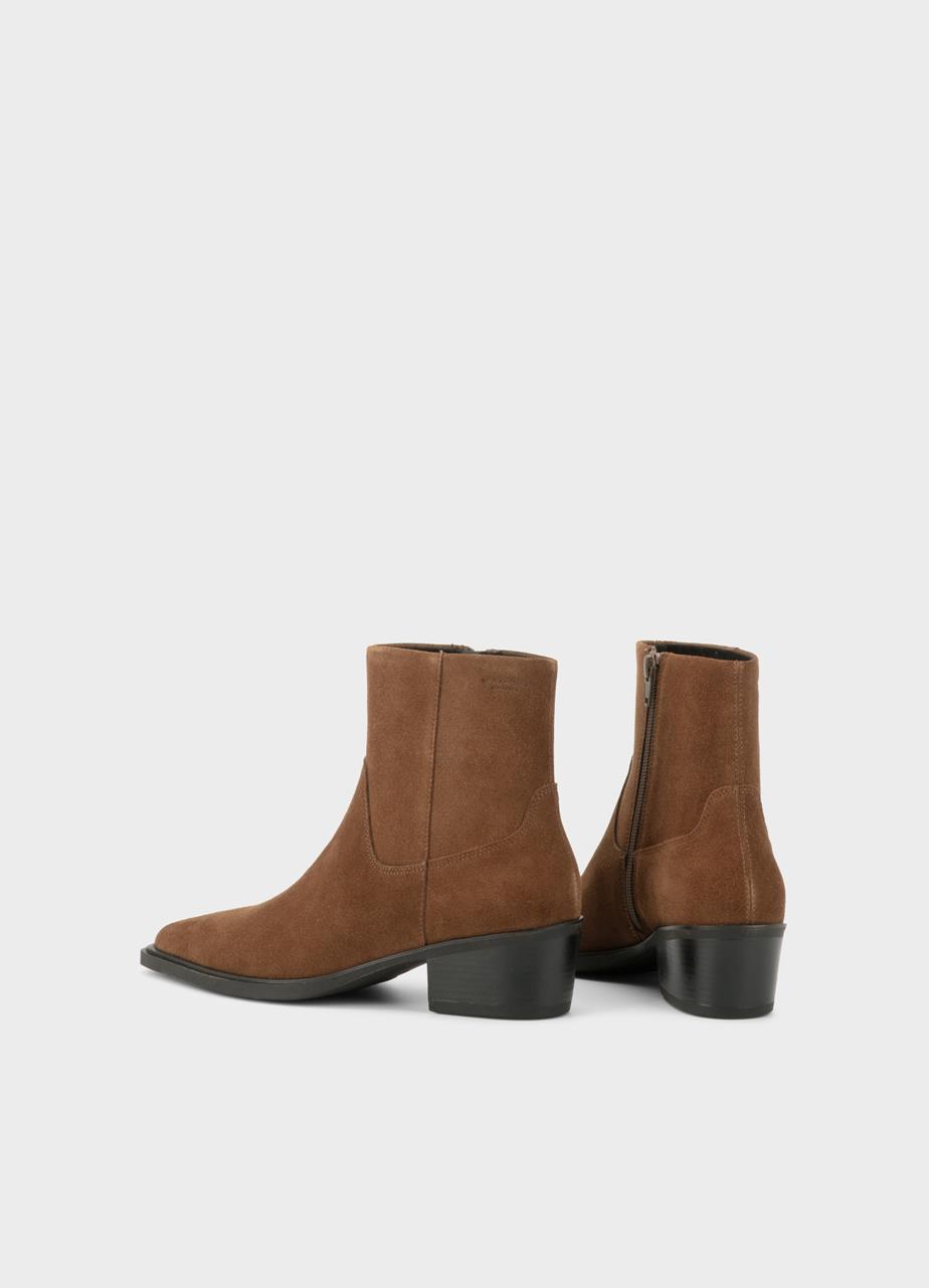 Kelsey stiefeletten Braunes, Veloursleder