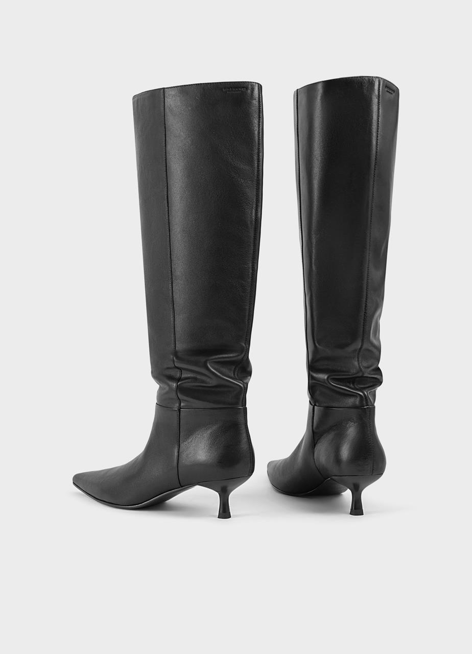 Lykke tall boots Black leather