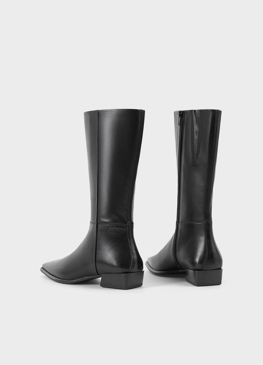 Nella tall boots Black leather