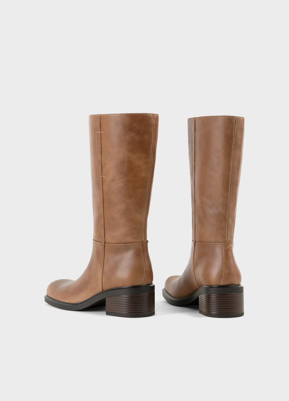 Daniella tall boots Light Brown leather