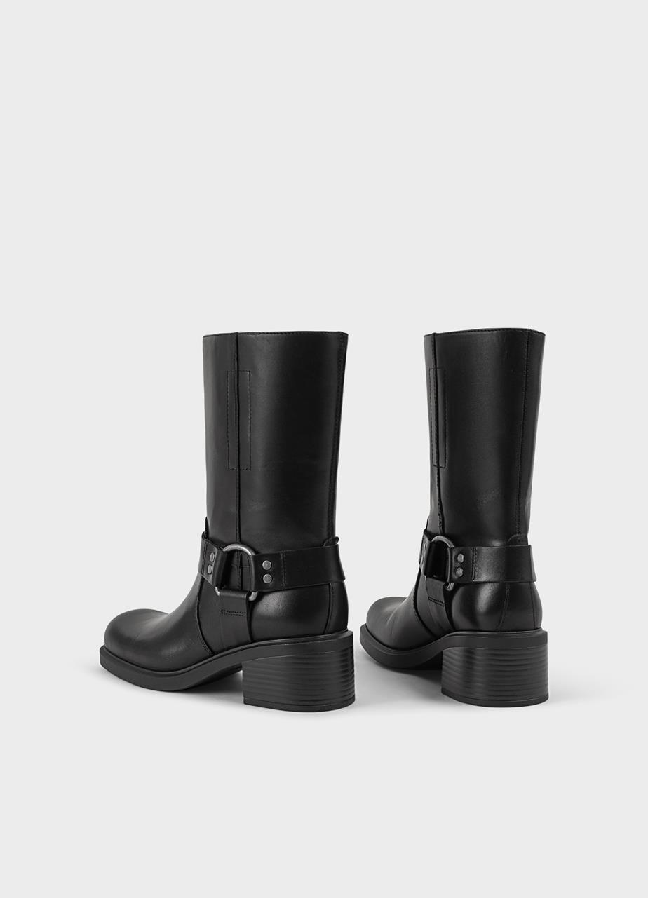 Daniella tall boots Black leather