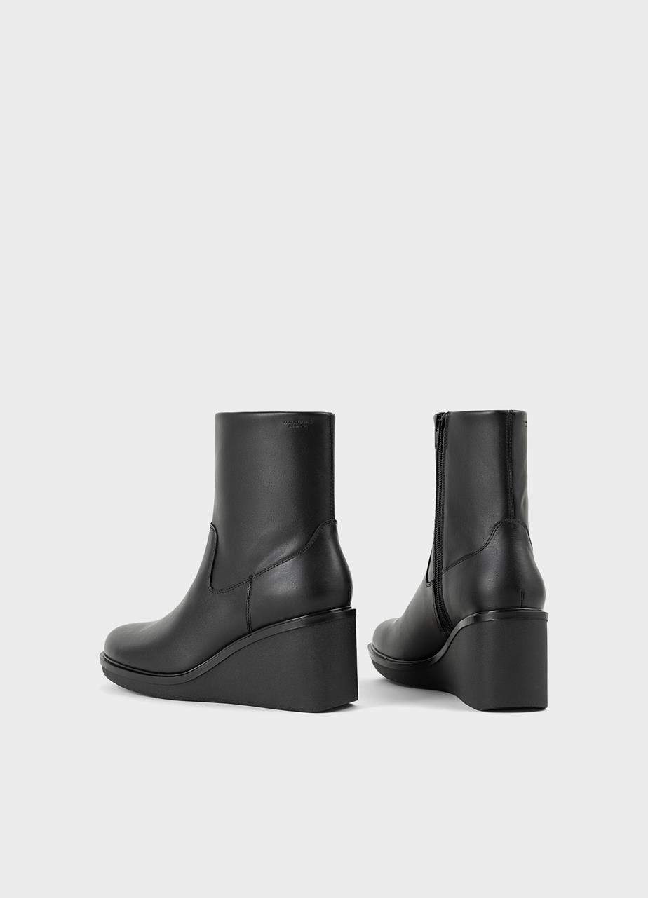 Deena boots Black leather imitation