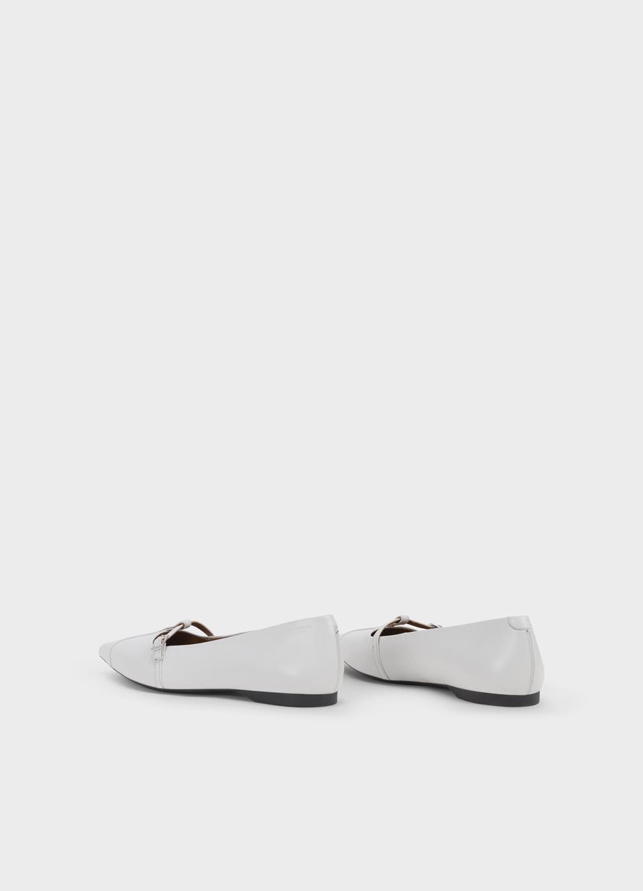 Hermine shoes White leather