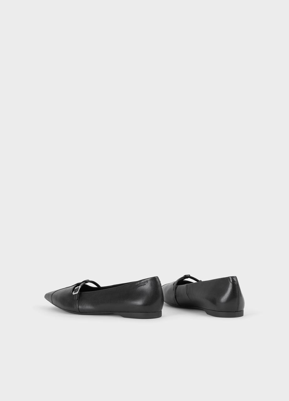 Hermine scarpe Nero pelle