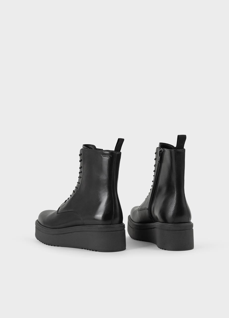 Tara boots Svart läder