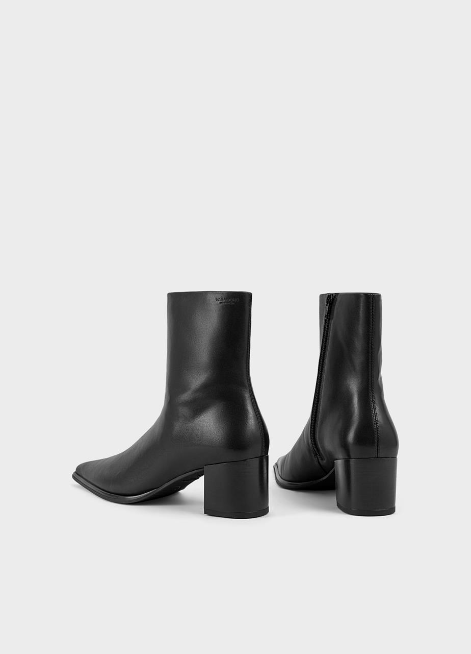 Giselle botas Negro cuero