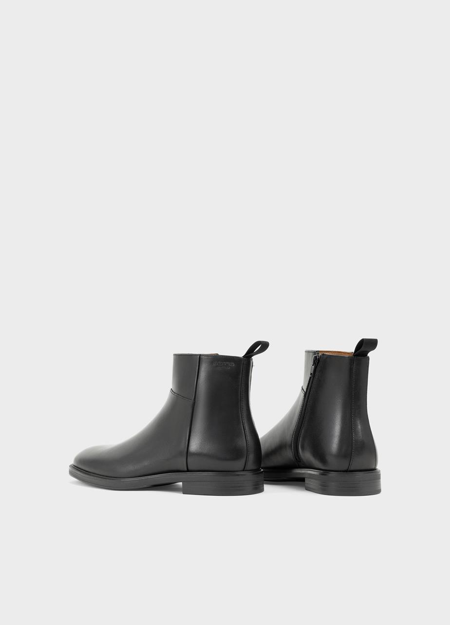 Andrew bottes Noir cuir