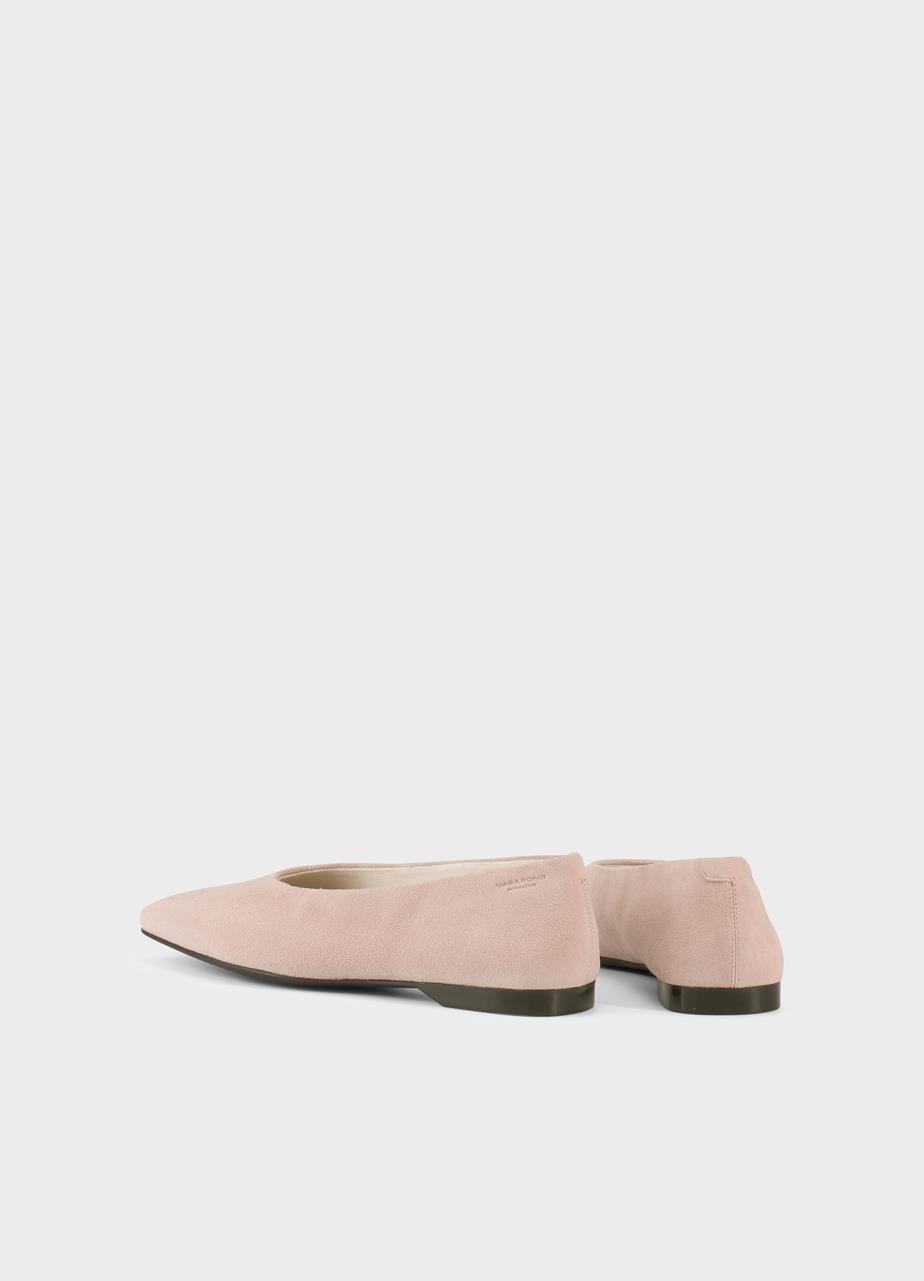Delia ballerina's Lichtroze, Suède