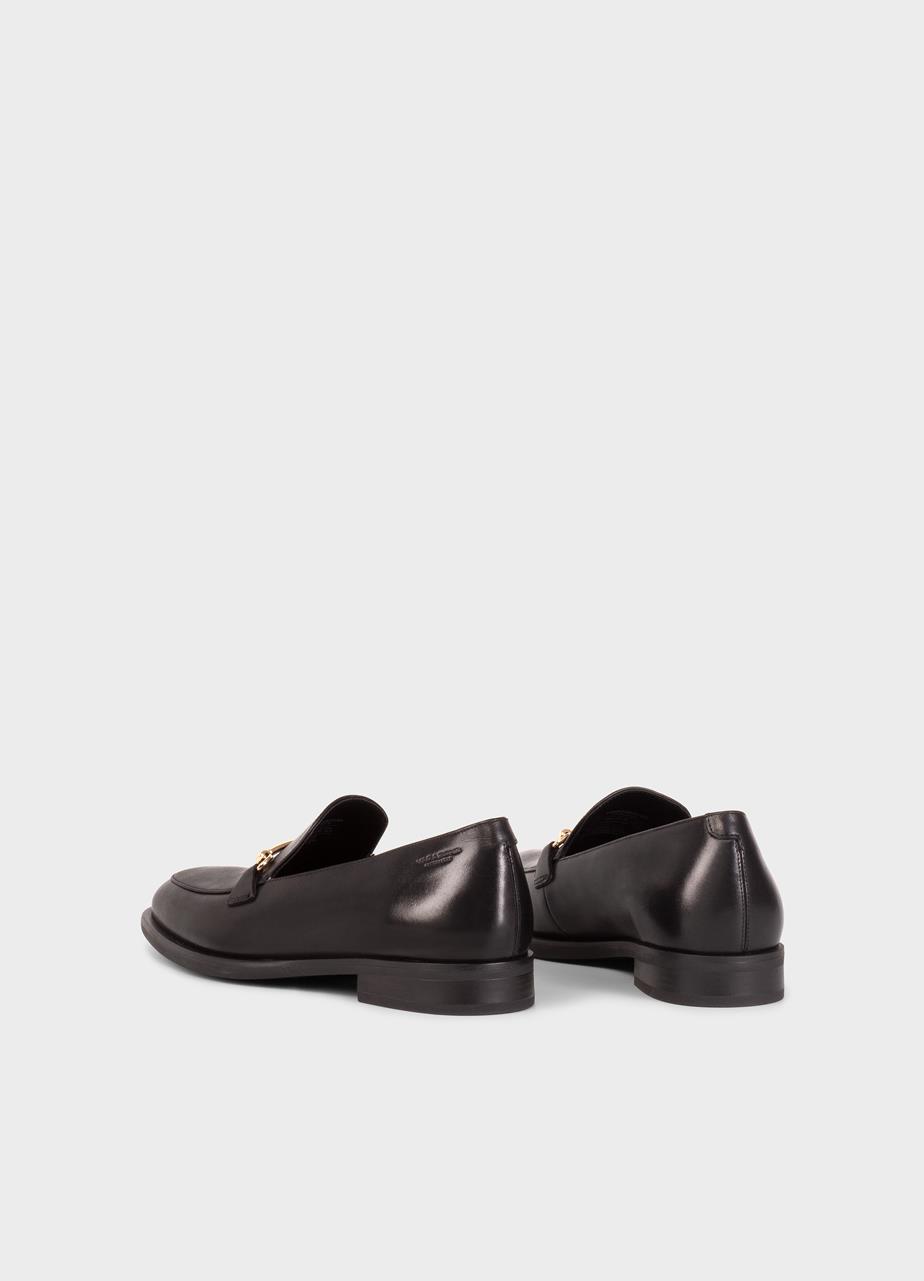 Heidi loafers Zwart leer