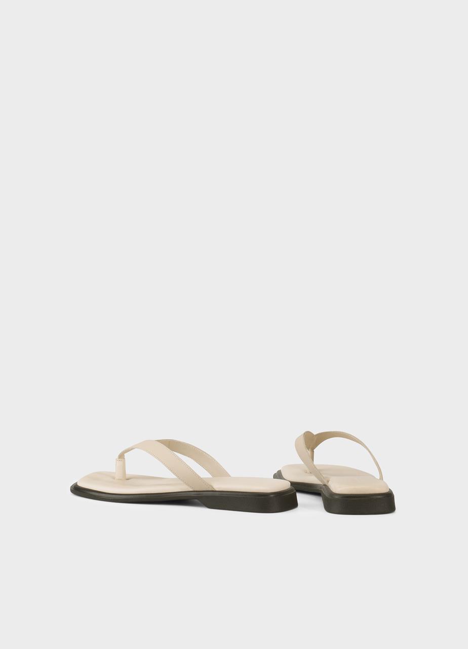 Izzy sandalen Offwhite, Leder