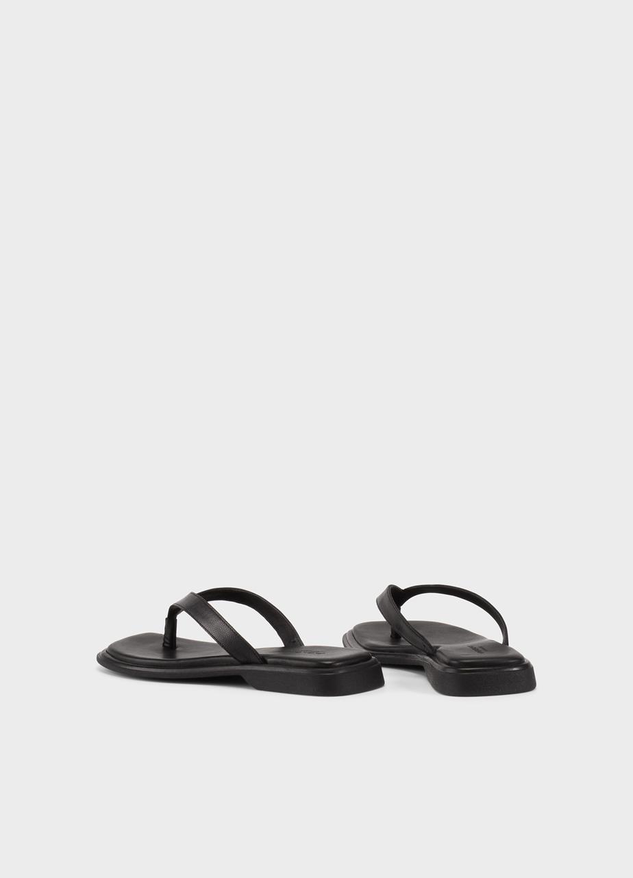 Izzy sandals Black leather