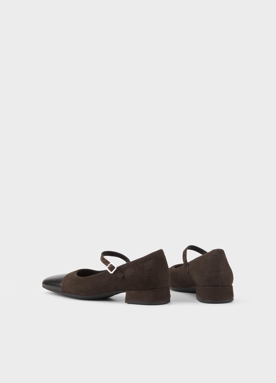Debbi escarpins Marron Foncé daim/comb