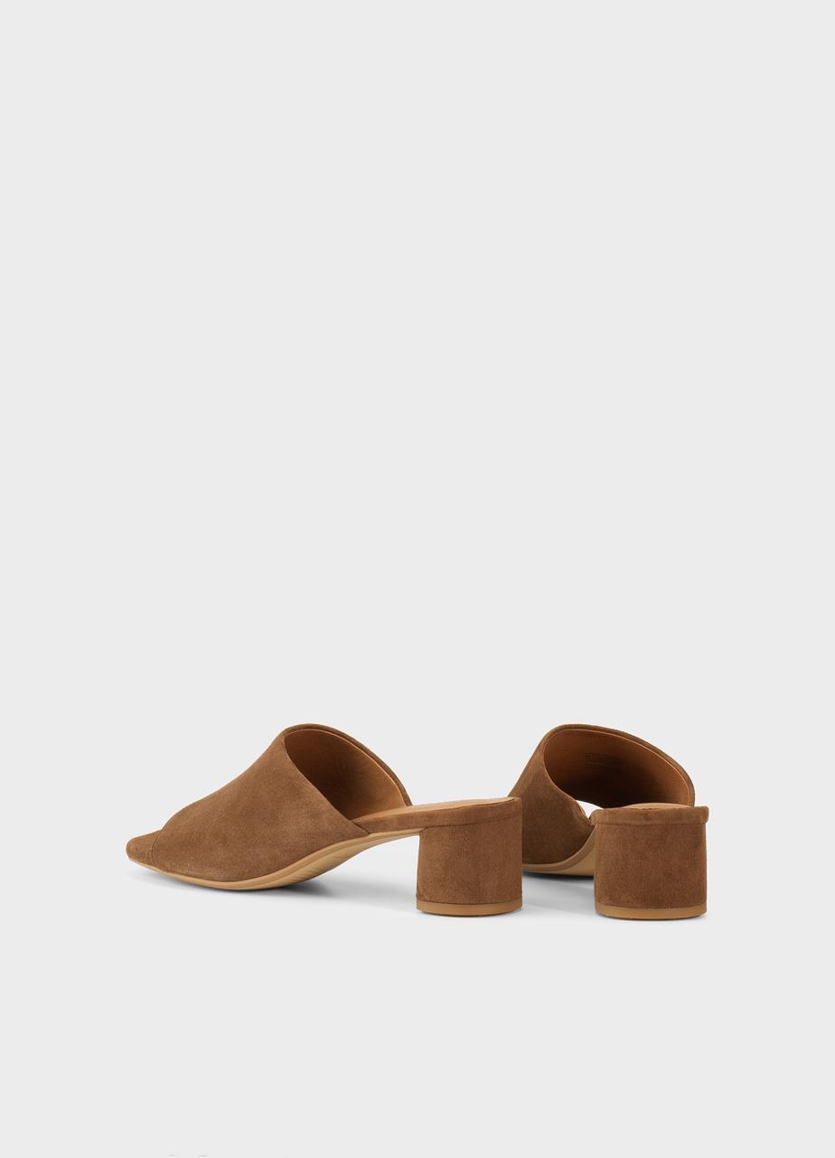Piper mules Brown, Suede